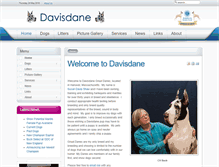 Tablet Screenshot of davis-dane.com